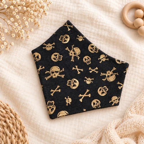 Baby dreieckstuch totenkopf - dreieckstuch,